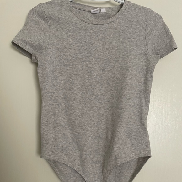 Gap Grey Bodysuit NWOT - Picture 1 of 2